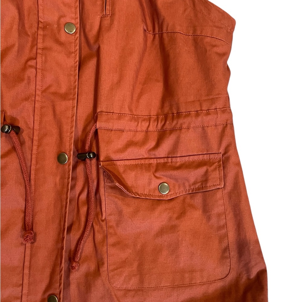 Love Tree Women's Rust Hooded Utility Vest - Picture 5 of 6